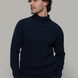 Maglione Collo Alto Unisex Lana Rigenerata Corrado - Rifò Lab Moda circolare made in Italy