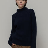 Maglione Collo Alto Unisex Lana Rigenerata Corrado - Rifò Lab Moda circolare made in Italy
