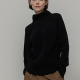 Maglione Collo Alto Unisex Lana Rigenerata Corrado - Rifò Lab Moda circolare made in Italy