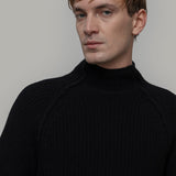 Maglione Collo Alto Unisex Lana Rigenerata Corrado - Rifò Lab Moda circolare made in Italy