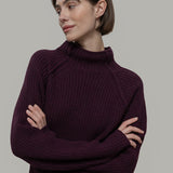 Maglione Collo Alto Unisex Lana Rigenerata Corrado - Rifò Lab Moda circolare made in Italy