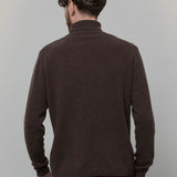 Dolcevita Uomo Cashmere Riciclato Maglione Collo Alto Uomo Dimitri - Rifò Lab Moda circolare made in Italy
Marrone Corteccia