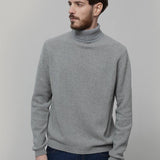 Dolcevita Uomo Cashmere Riciclato Maglione Collo Alto Uomo Dimitri - Rifò Lab Moda circolare made in Italy
Grigio Calce