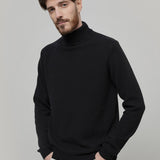 Dolcevita Uomo Cashmere Riciclato Maglione Collo Alto Uomo Dimitri - Rifò Lab Moda circolare made in Italy
Nero Ardesia