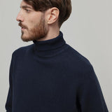 Dolcevita Uomo Cashmere Riciclato Maglione Collo Alto Uomo Dimitri - Rifò Lab Moda circolare made in Italy
Blu Mora