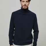 Dolcevita Uomo Cashmere Riciclato Maglione Collo Alto Uomo Dimitri - Rifò Lab Moda circolare made in Italy
Blu Mora