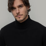 Nero Ardesia | Maglia Uomo Cashmere Rigenerato Clemente