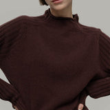 Maglia Lupetto Donna Cashmere Rigenerato Loretta - Rifò Lab Moda circolare made in Italy