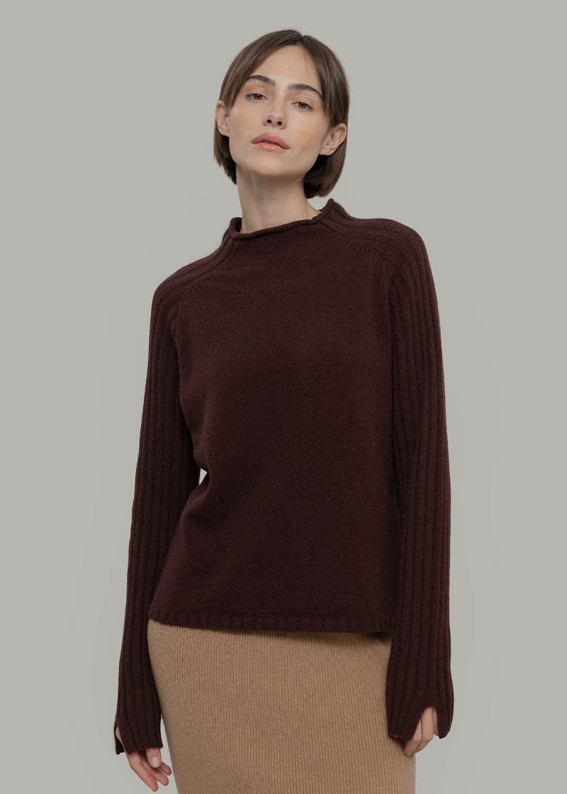 Maglia Lupetto Donna Cashmere Rigenerato Loretta - Rifò Lab Moda circolare made in Italy