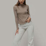 maglia-costine-cashmere-rigenerato-donna-euridice-beige - Rifò Lab Moda circolare made in Italy 