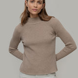 maglia-costine-cashmere-rigenerato-donna-euridice-beige - Rifò Lab Moda circolare made in Italy 