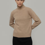 Maglia Collo Alto Donna Cashmere Rigenerato Ada - Rifò Lab Moda circolare made in Italy