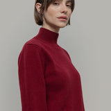 Maglia Collo Alto Donna Cashmere Rigenerato Ada - Rifò Lab Moda circolare made in Italy
