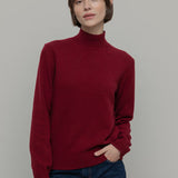 Maglia Collo Alto Donna Cashmere Rigenerato Ada - Rifò Lab Moda circolare made in Italy