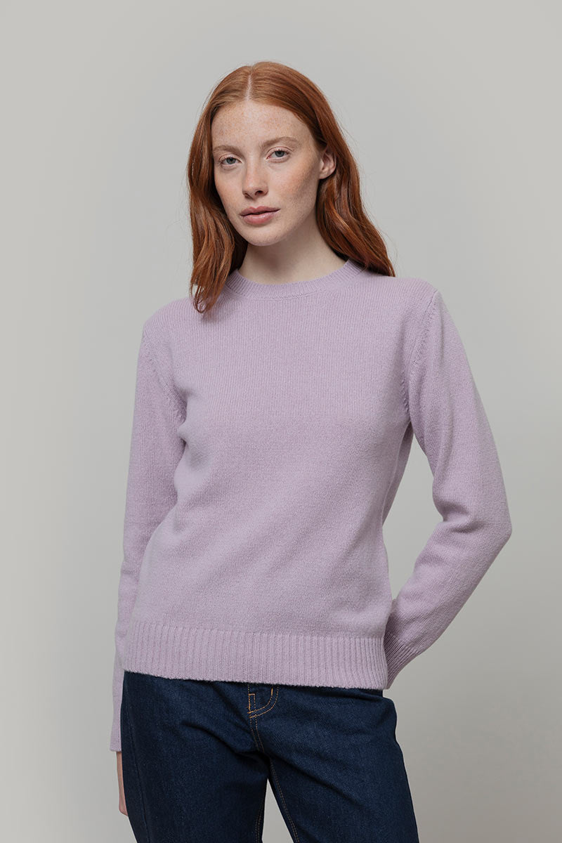 Maglia Donna Cashmere Rigenerato Edda - Rifò
Lilla Lavanda