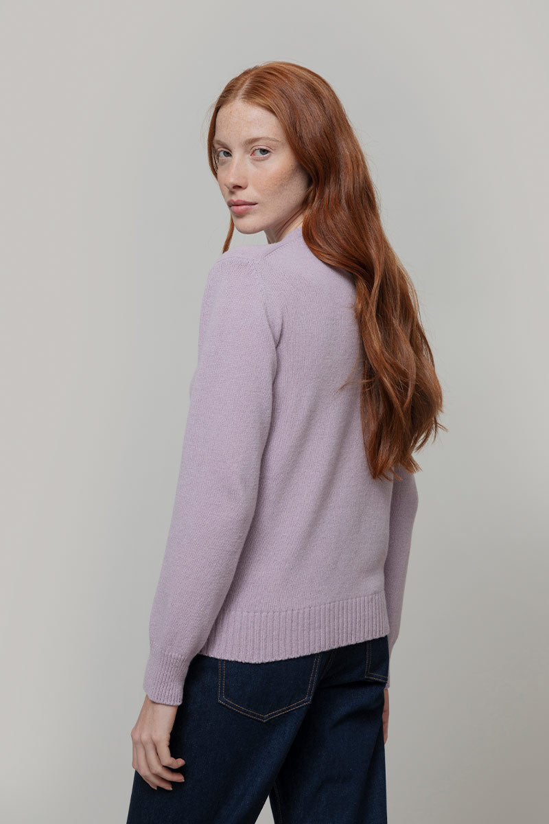 Maglia Donna Cashmere Rigenerato Edda - Rifò
Lilla Lavanda