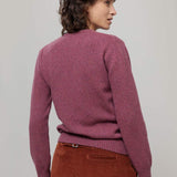 Maglia Donna Cashmere Rigenerato Edda - Rifò
Rosso Marsala