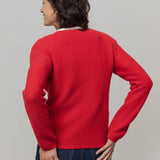 Maglia Girocollo Donna Cashmere Rigenerato Giulietta - Rifò Lab Moda circolare made in Italy
Rosso Papavero