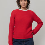 Maglia Girocollo Donna Cashmere Rigenerato Giulietta - Rifò Lab Moda circolare made in Italy
Rosso Papavero