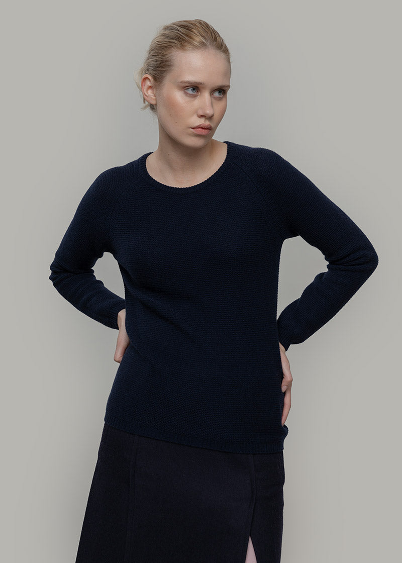 Blu Mora | Maglia cashmere rigenerato