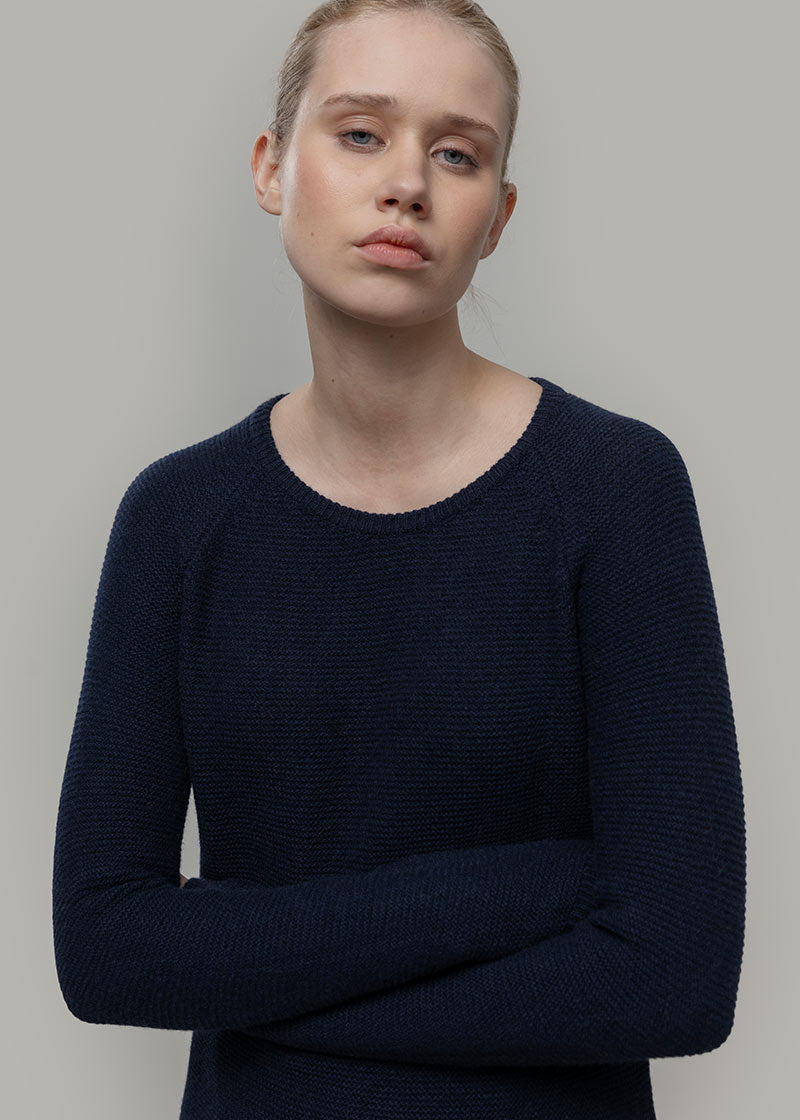 Blu Mora | Maglia cashmere rigenerato