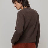 Maglia Donna Cashmere Rigenerato Melissa  - Rifò Lab Moda circolare made in Italy
Marrone Corteccia
