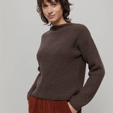 Maglia Donna Cashmere Rigenerato Melissa  - Rifò Lab Moda circolare made in Italy
Marrone Corteccia