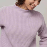 Maglia Donna Cashmere Rigenerato Melissa  - Rifò Lab Moda circolare made in Italy
Lilla Lavanda