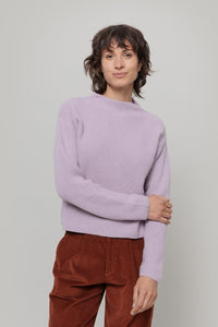 Maglia Donna Cashmere Rigenerato Melissa  - Rifò Lab Moda circolare made in Italy
Lilla Lavanda