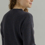 Maglia Donna Cashmere Rigenerato Melissa  - Rifò Lab Moda circolare made in Italy
Blu Violato