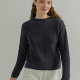 Maglia Donna Cashmere Rigenerato Melissa  - Rifò Lab Moda circolare made in Italy
Blu Violato