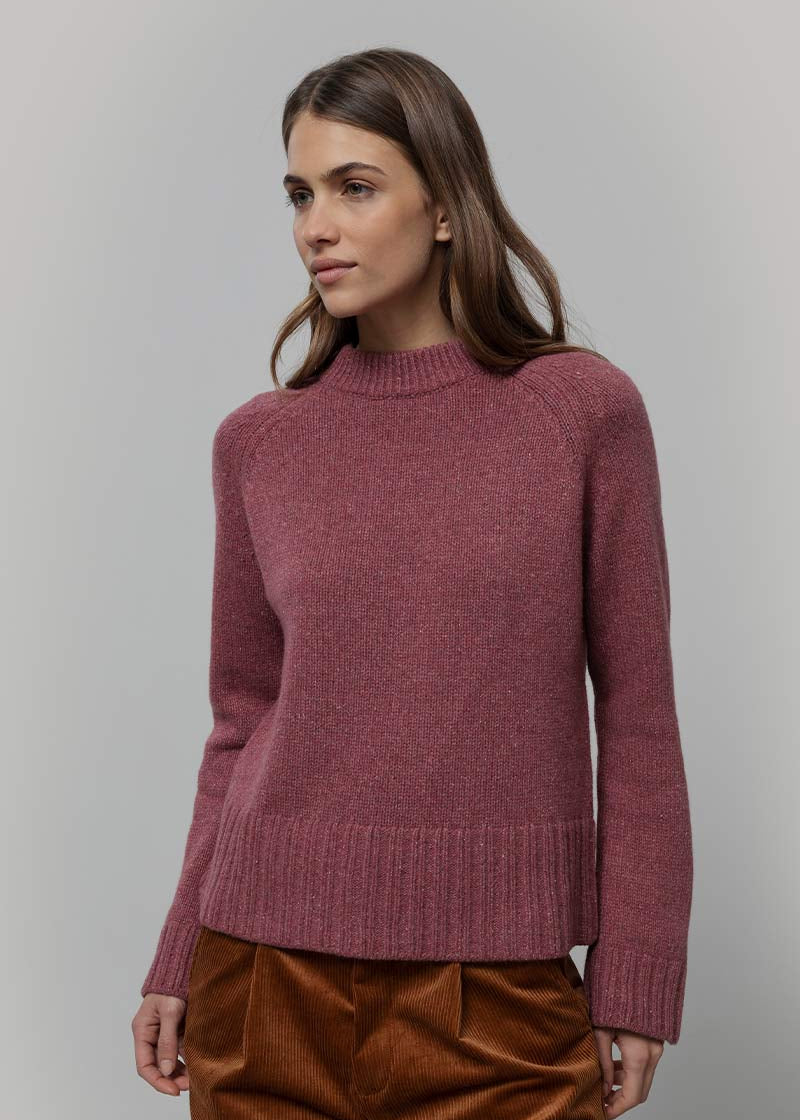 Maglia Cashmere Donna Donegal Girocollo Zaira - Rifò Lab Moda circolare made in Italy
