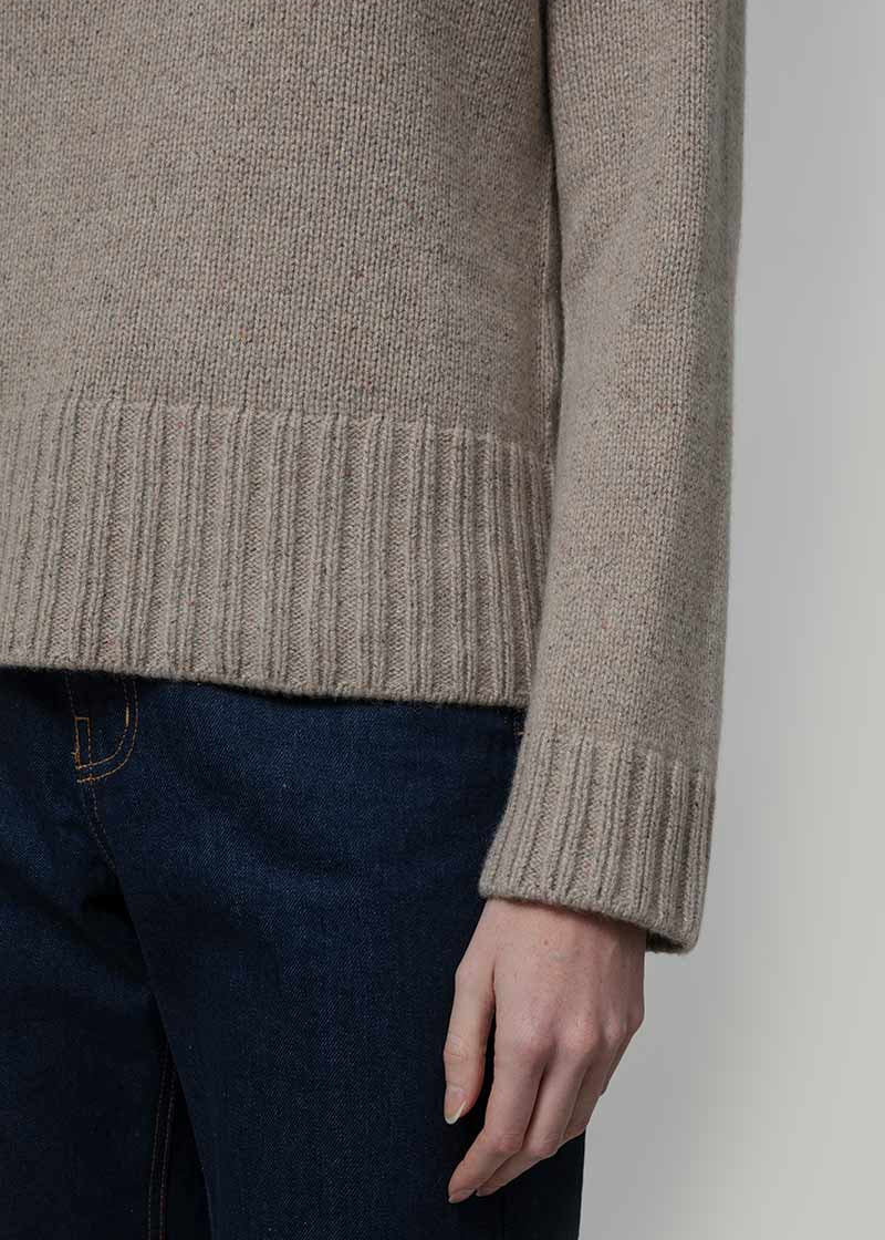Maglia Cashmere Donna Donegal Girocollo Zaira - Rifò Lab Moda circolare made in Italy