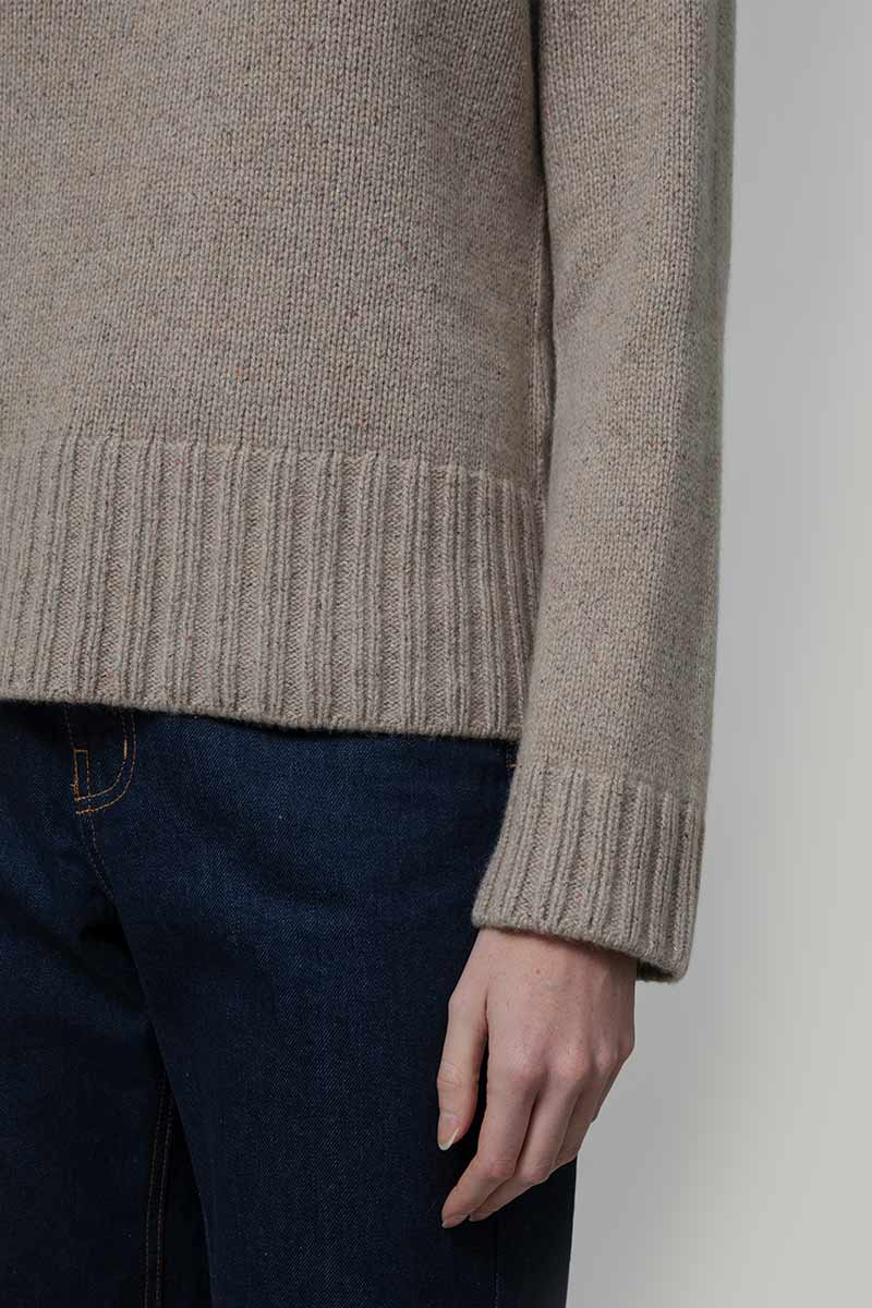 Maglia Cashmere Donna Donegal Girocollo Zaira - Rifò Lab Moda circolare made in Italy