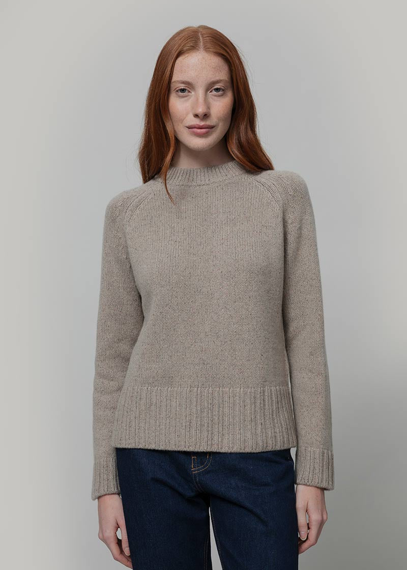 Maglia Cashmere Donna Donegal Girocollo Zaira - Rifò Lab Moda circolare made in Italy
