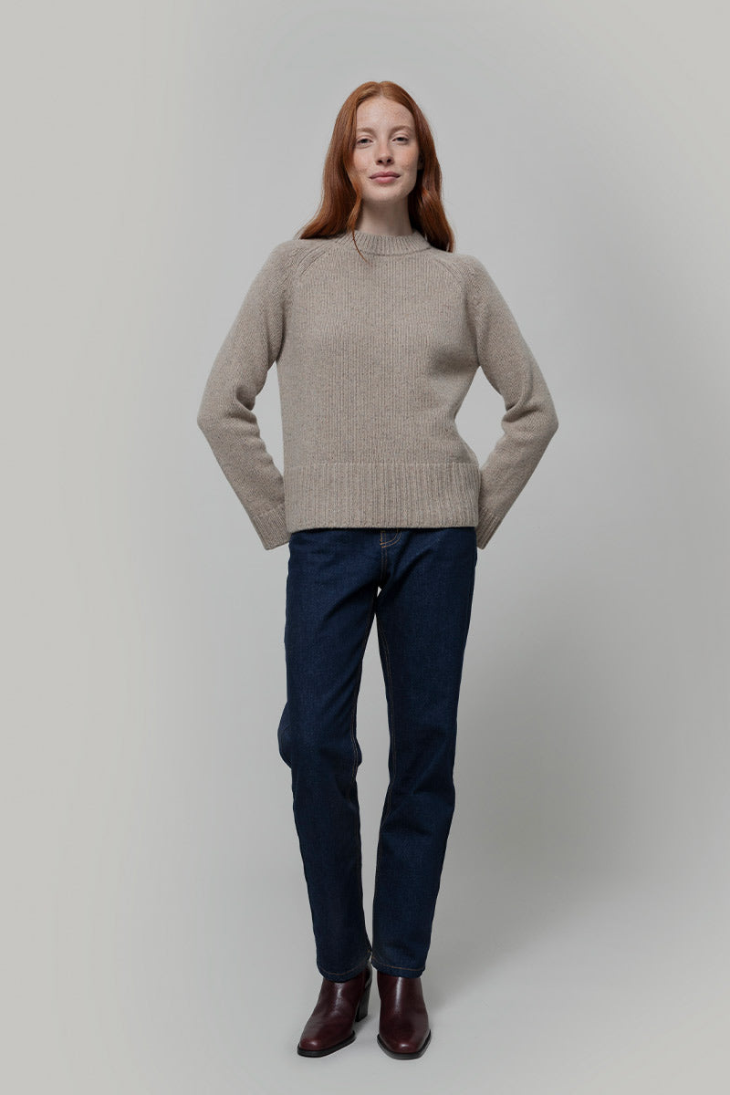 Maglia Cashmere Donna Donegal Girocollo Zaira - Rifò Lab Moda circolare made in Italy