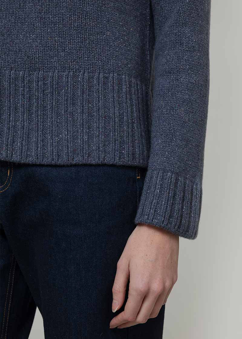 Maglia Cashmere Donna Donegal Girocollo Zaira - Rifò Lab Moda circolare made in Italy