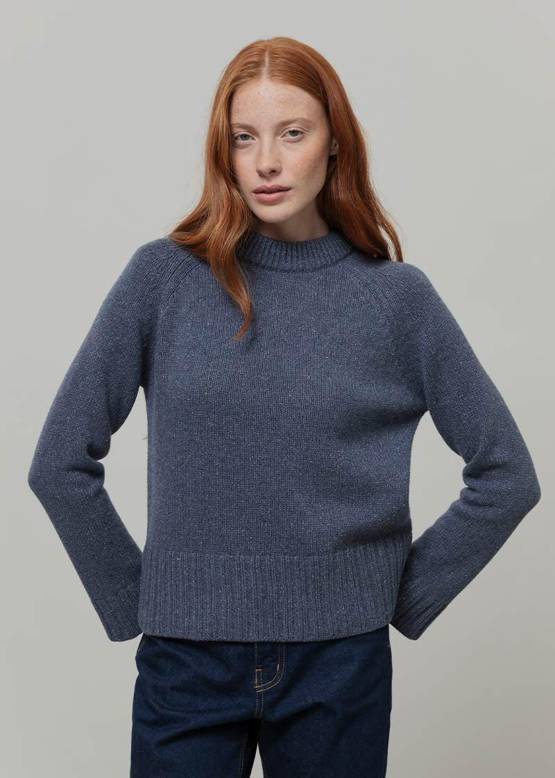 Maglia Cashmere Donna Donegal Girocollo Zaira - Rifò Lab Moda circolare made in Italy