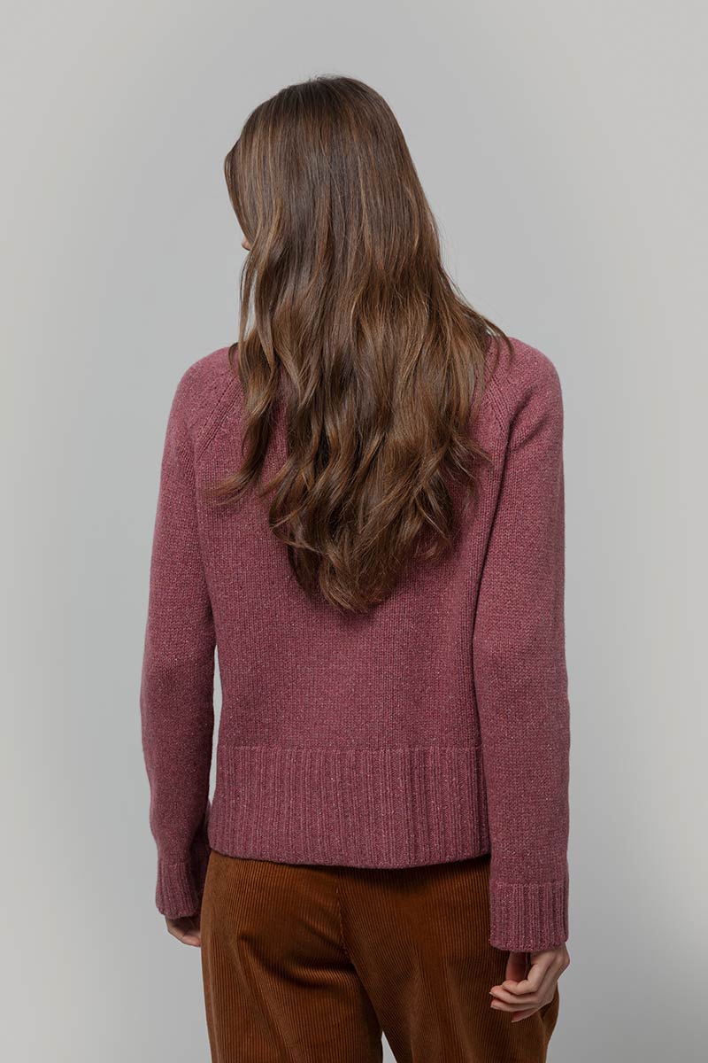 Maglia Cashmere Donna Donegal Girocollo Zaira - Rifò Lab Moda circolare made in Italy
