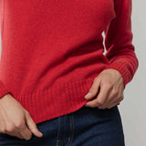 Maglia Donna Lana Rigenerata Laura - Rifò Lab Moda circolare made in Italy
Rosso Papavero