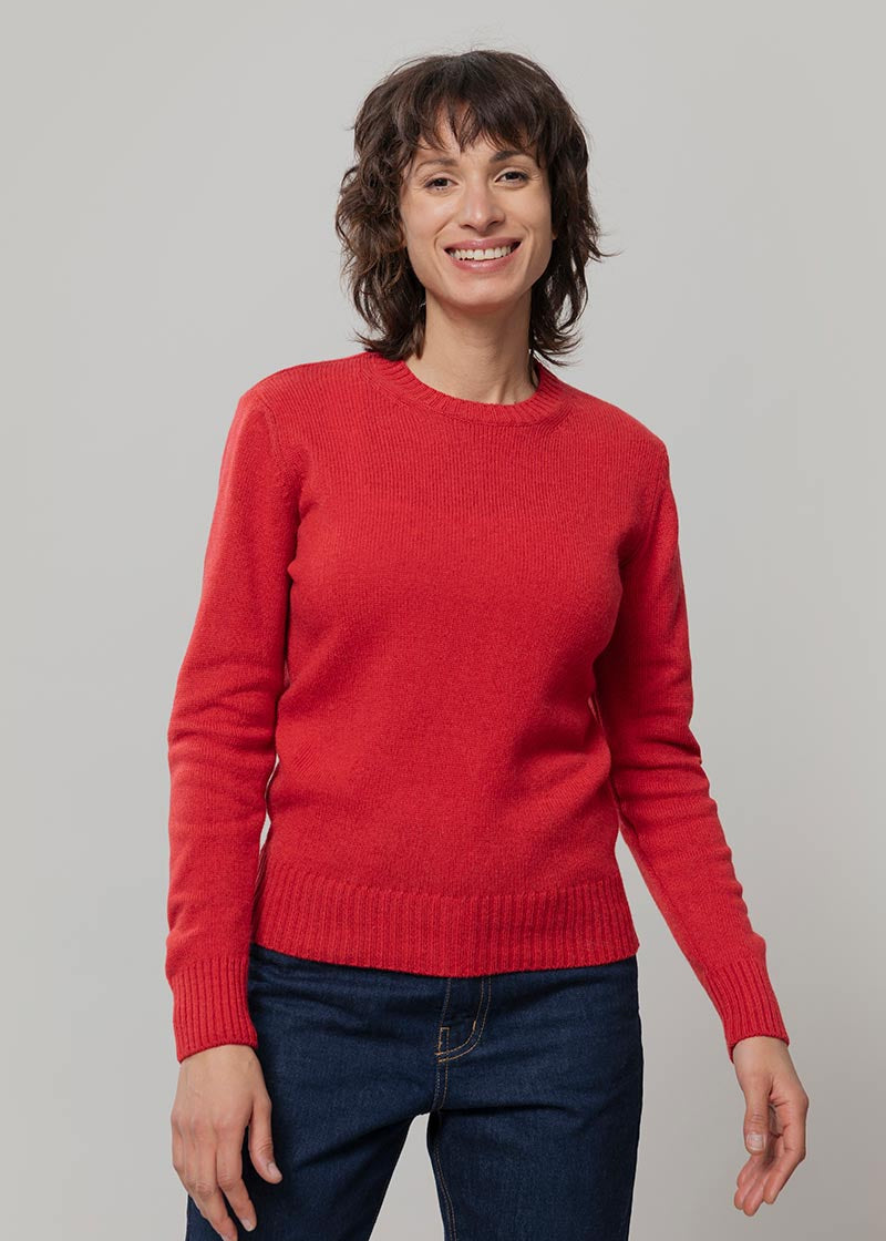 Maglia Donna Lana Rigenerata Laura - Rifò Lab Moda circolare made in Italy
Rosso Papavero
