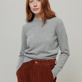 Grigio Calce | Maglia Donna Lana Rigenerata Laura