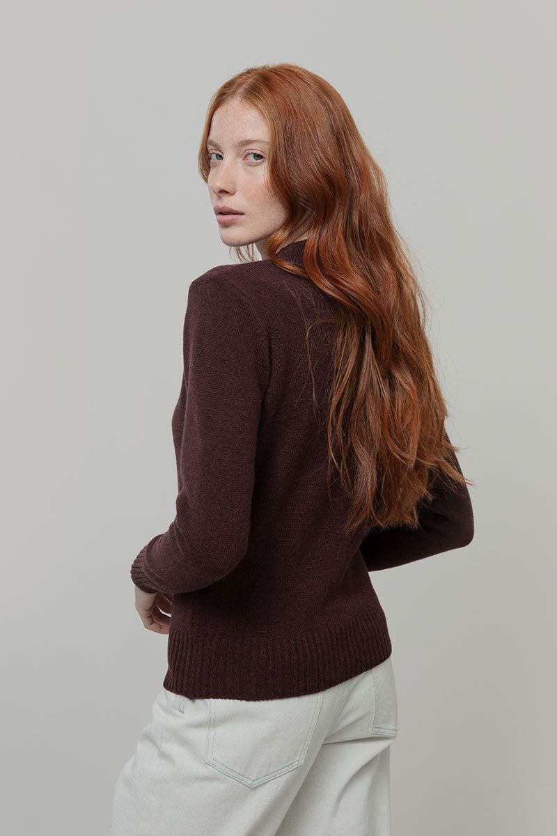 Maglia Donna Lana Rigenerata Laura - Rifò Lab Moda circolare made in Italy
Marrone Caffé