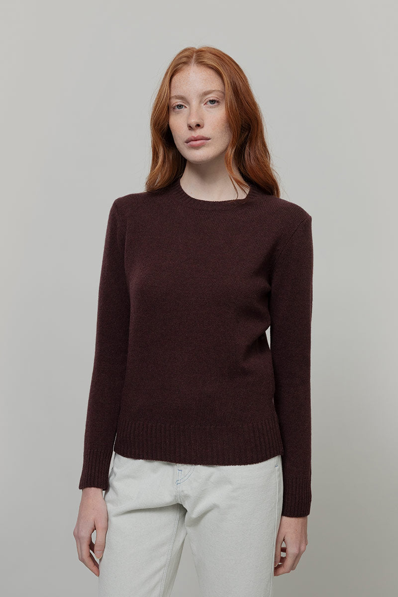 Maglia Donna Lana Rigenerata Laura - Rifò Lab Moda circolare made in Italy
Marrone Caffé