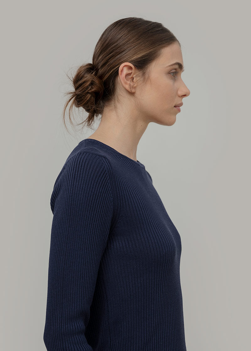 Maglia Girocollo Donna Viscosa Mireia - Rifò Lab Moda circolare made in Italy