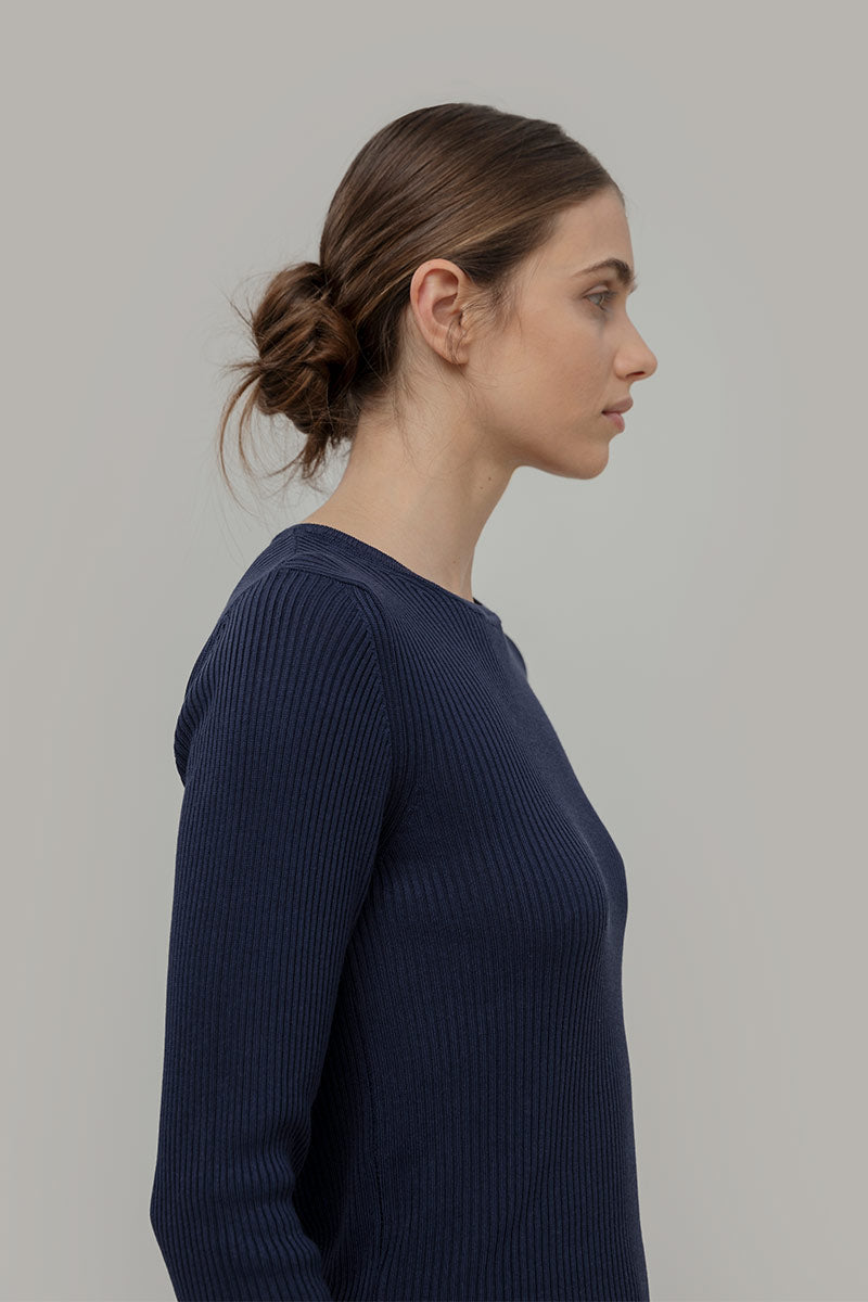 Maglia Girocollo Donna Viscosa Mireia - Rifò Lab Moda circolare made in Italy