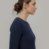 Maglia Girocollo Donna Viscosa Mireia - Rifò Lab Moda circolare made in Italy