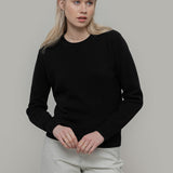 Nero Ardesia | Maglia Donna Lana Rigenerata Laura