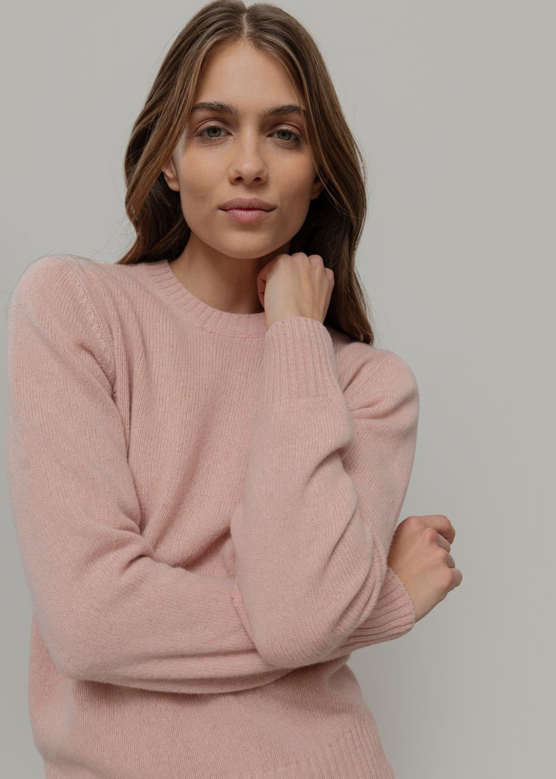 Maglia Donna Lana Rigenerata Laura Rosa - Rifò Lab Moda circolare made in Italy