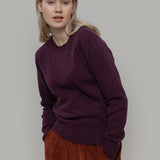 Maglia Girocollo Donna Lana Rigenerata Laura Viola - Rifò Lab Moda circolare made in Italy
